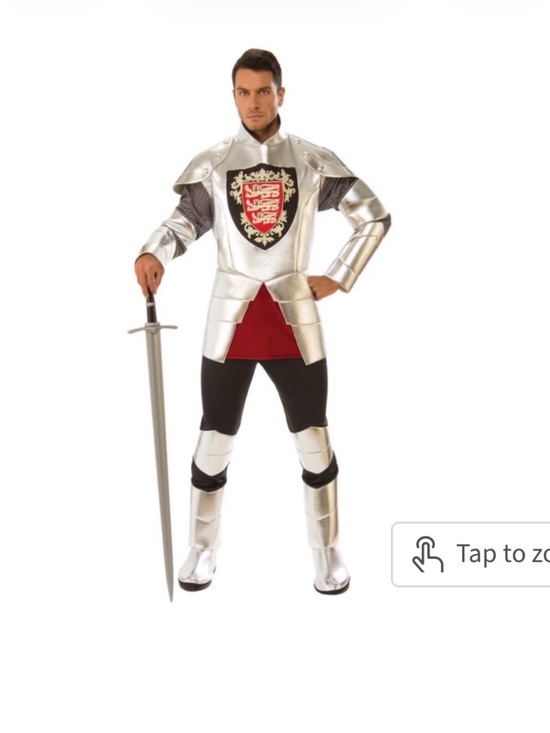 Rubie’s Other - Men’s XL Silver Renaissance Knight-No Sword!
(NOT KIDS! It’s Men’s  Costume)